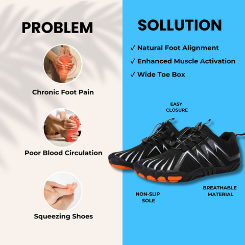 Soothing Step® UniGrip Non-Slip Barefoot Shoes